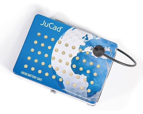 JuCad Battery safe tillbehör, blå/vit