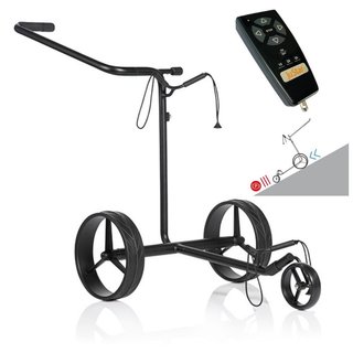 JuStar Black 1.0 elektrisk trolley + Remote Control + Parking Brake, svart