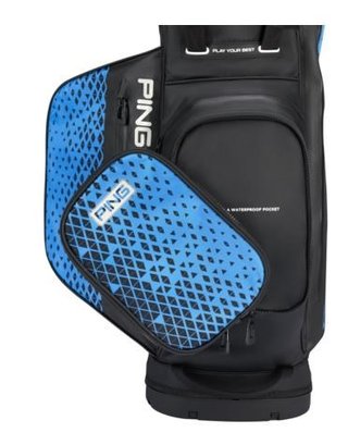 PING Hoofer Monsoon stand bag, black/blue
