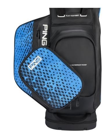 PING Hoofer Monsoon stand bag, black/blue