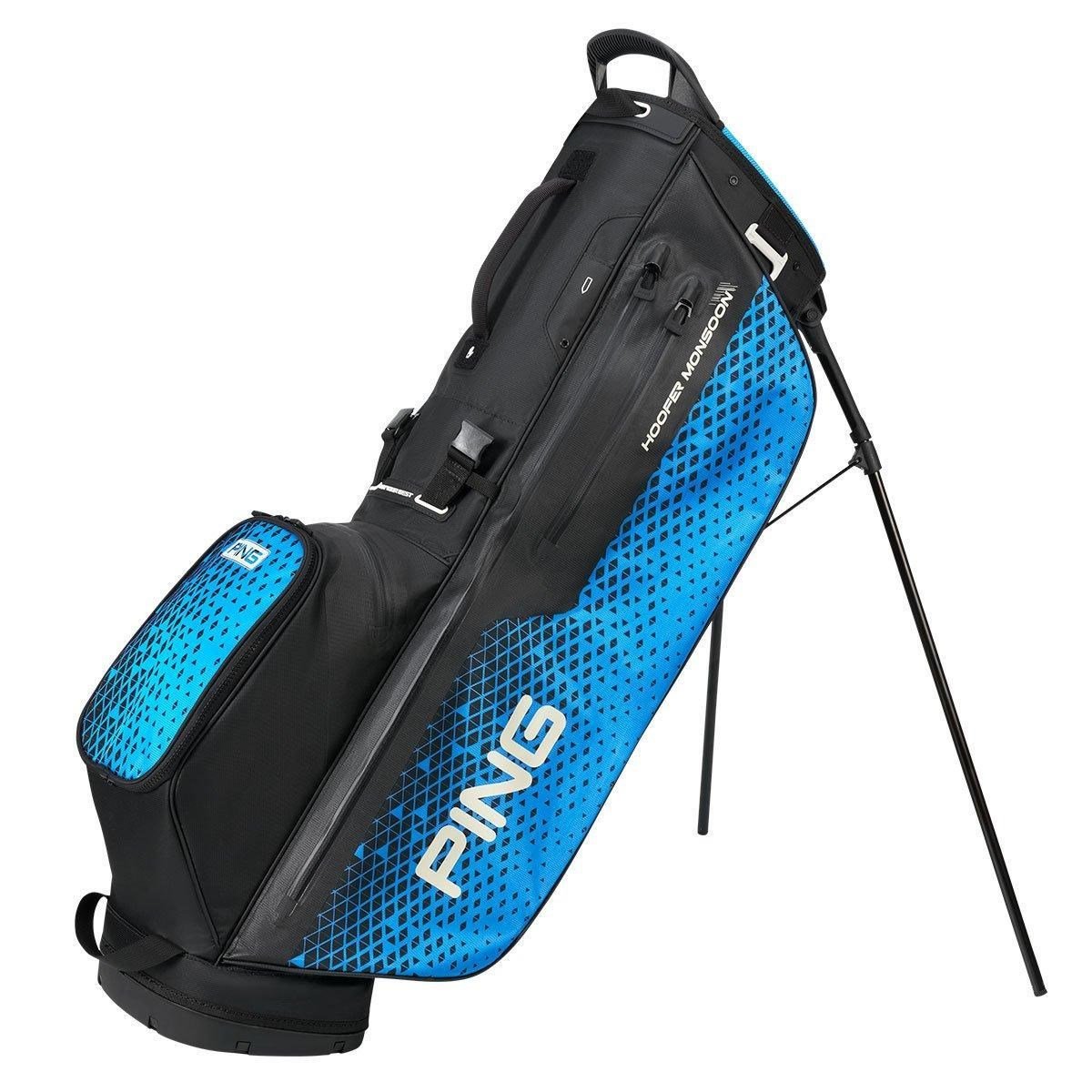 PING Hoofer Monsoon stand bag, black/blue