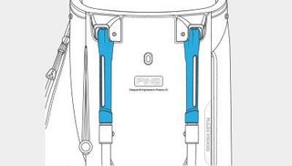 PING Hoofer Monsoon stand bag, black/blue