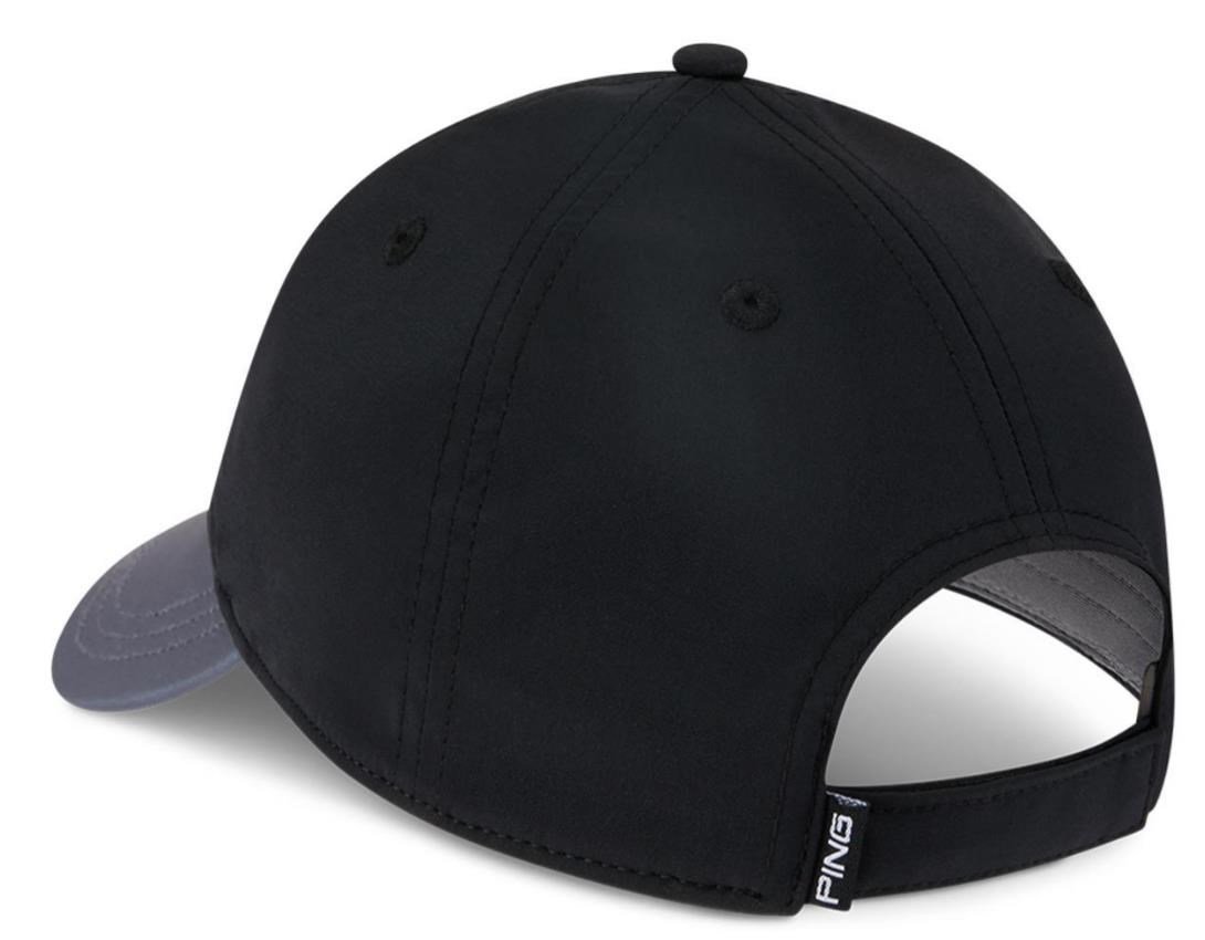 PING Engineered To Play herr golfkeps, svart/asfalt