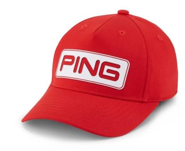 PING Tour Classic Junior golfkeps, tomat röd