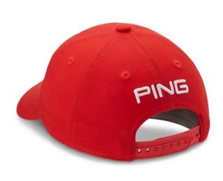 PING Tour Classic Junior golfkeps, tomat röd