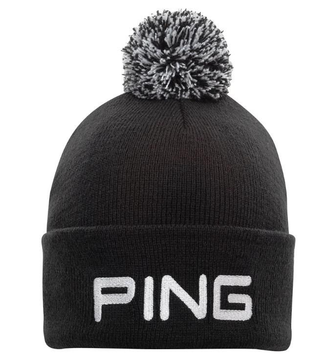 PING Classic Bobble vinter mössa, svart
