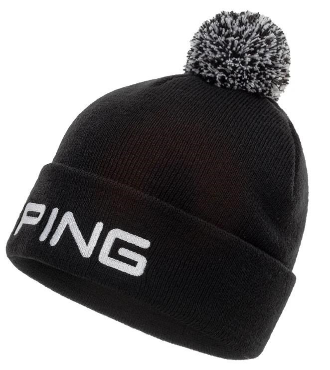 PING Classic Bobble vinter mössa, svart