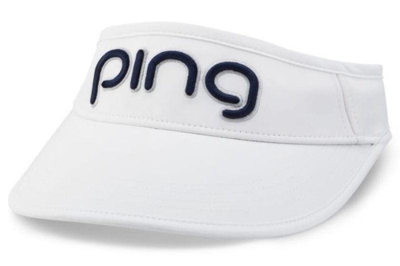 PING Tour damvisir, vit