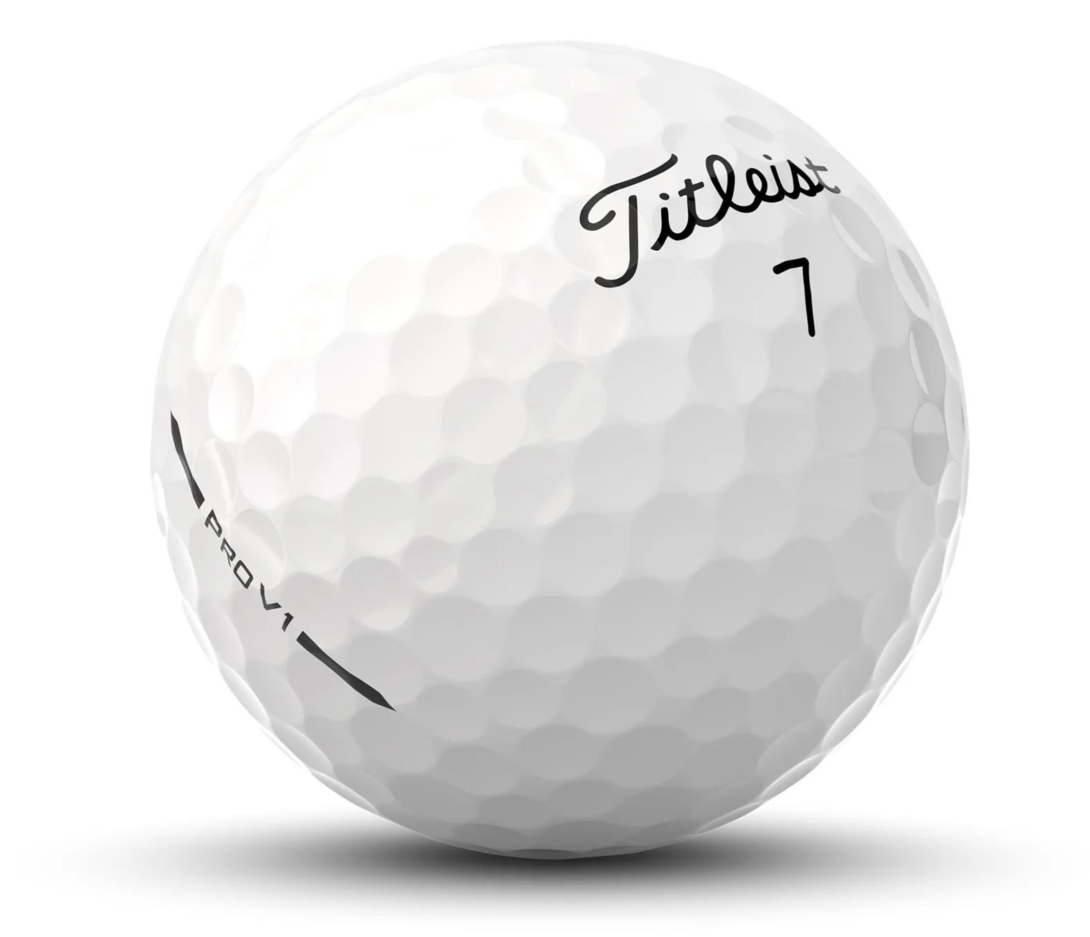 Titleist Pro V1 2025 golfbollar (12 bollar), High Number