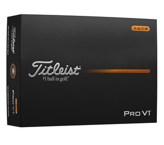Titleist Pro V1 2025 golfbollar (12 bollar), High Number