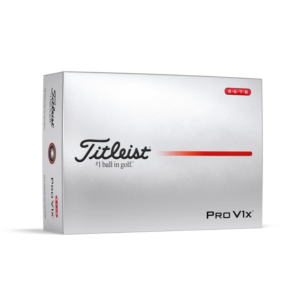 Titleist Pro V1x 2025 golfbollar, High number (#5 - #8)