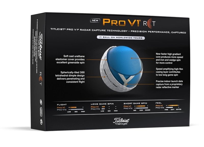 Titleist Pro V1 2025 golfbollar, RCT