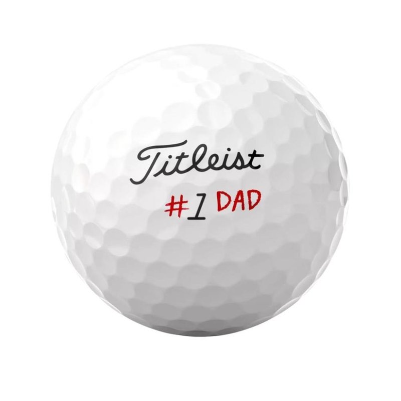 Titleist Pro V1 golfbollar 2025 (6 bollar), Fathers's Day inkl. påse