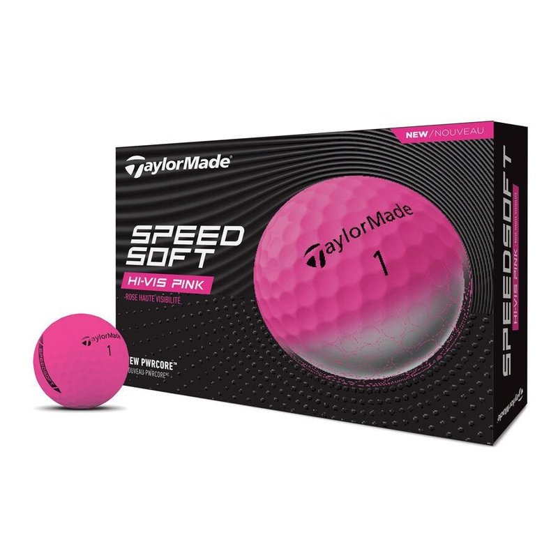 TaylorMade SpeedSoft golfbollar, rosa