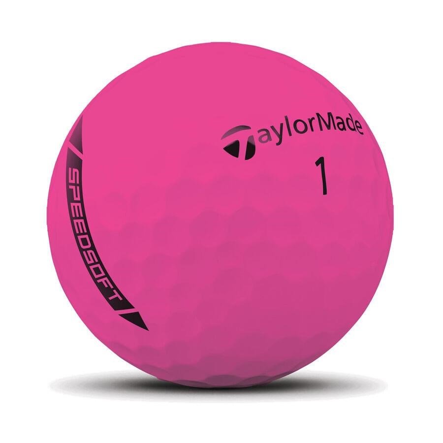 TaylorMade SpeedSoft golfbollar, rosa