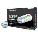 TaylorMade SpeedSoft Ink golfbollar (12 bollar), multi