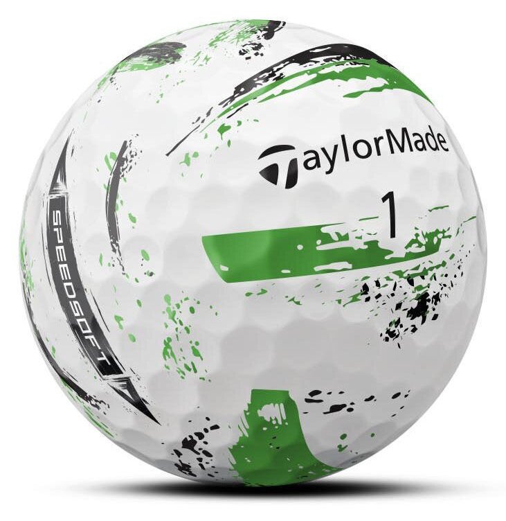 TaylorMade SpeedSoft Ink golfbollar (12 bollar), multi
