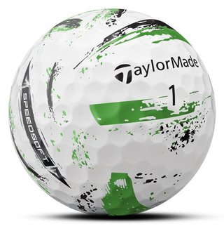TaylorMade SpeedSoft Ink golfbollar (12 bollar), multi