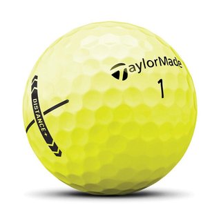 TaylorMade Distance+ golfbollar, gula