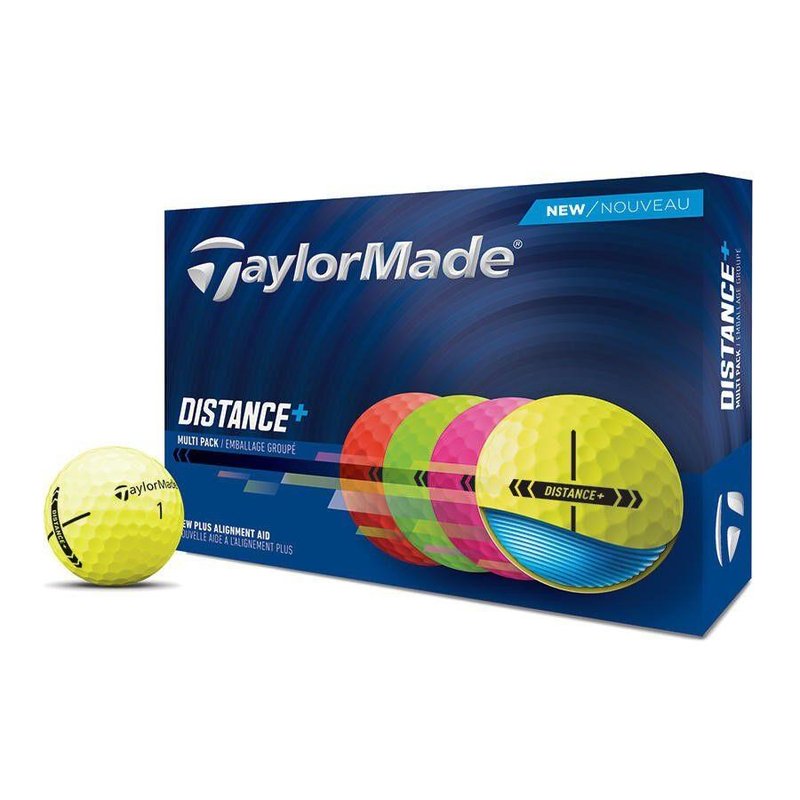 TaylorMade Distance+ golfbollar (12 bollar), multi pack