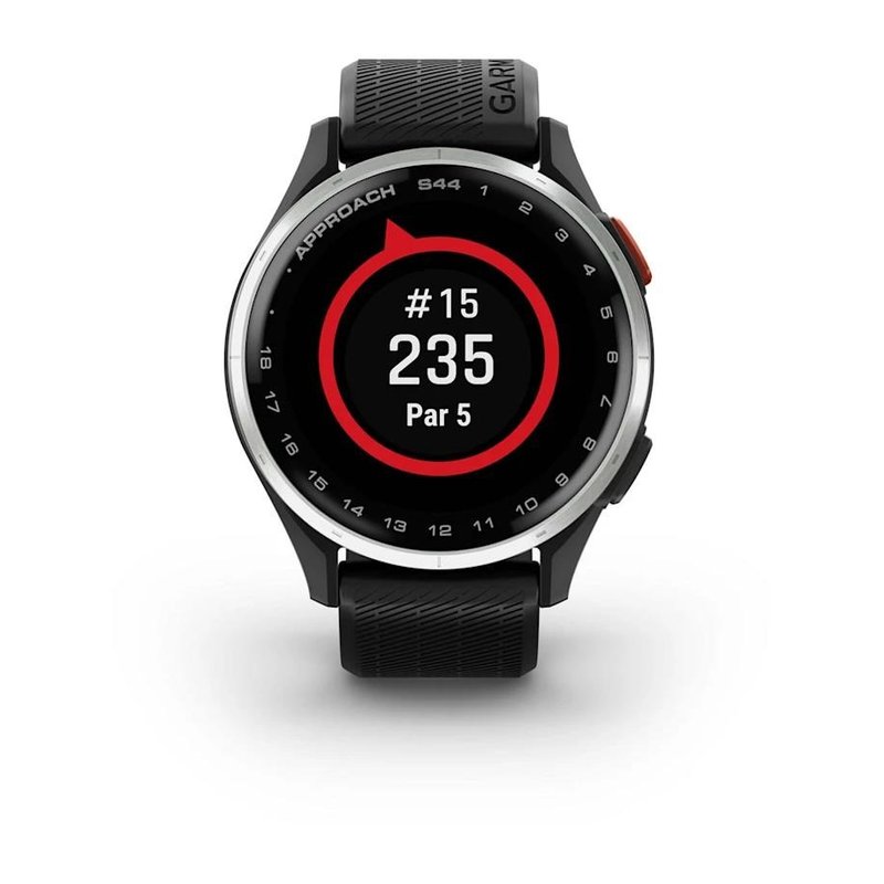 Garmin Approach S44 GPS-klocka, svart/silver aluminium