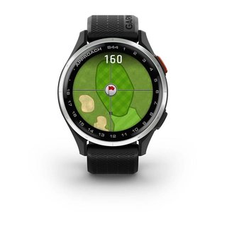 Garmin Approach S44 GPS-klocka, svart/silver aluminium