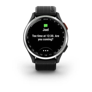 Garmin Approach S44 GPS-klocka, svart/silver aluminium