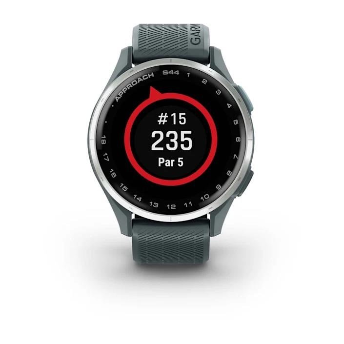 Garmin Approach S44 GPS-klocka, twilight/silver aluminium