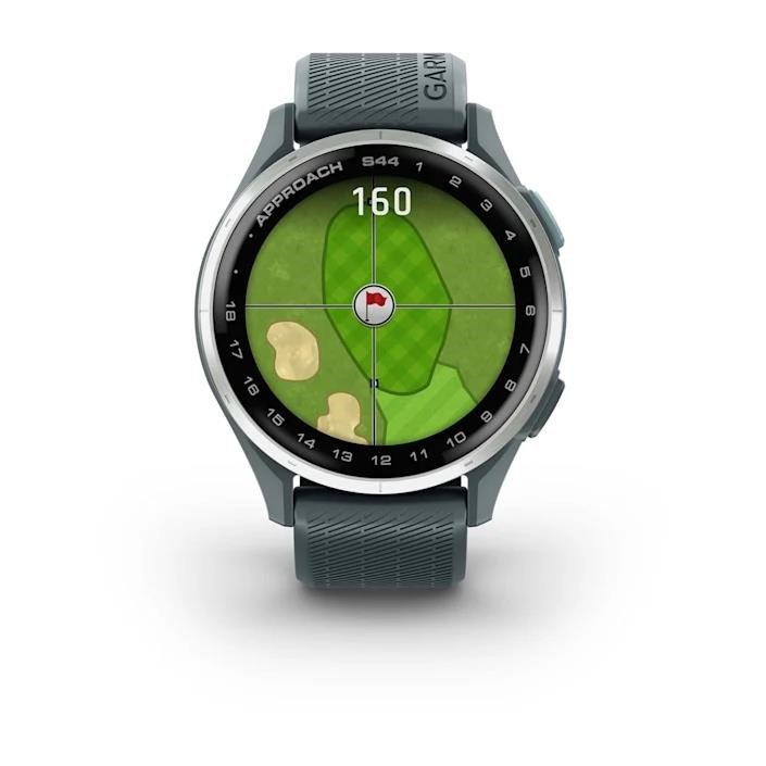 Garmin Approach S44 GPS-klocka, twilight/silver aluminium