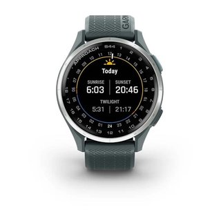 Garmin Approach S44 GPS-klocka, twilight/silver aluminium