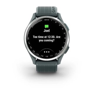 Garmin Approach S44 GPS-klocka, twilight/silver aluminium
