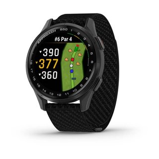Garmin Approach S50 GPS-klocka, svart nylon/silver aluminium
