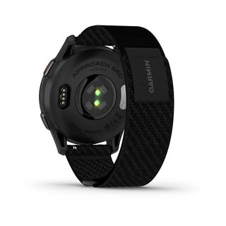 Garmin Approach S50 GPS-klocka, svart nylon/silver aluminium