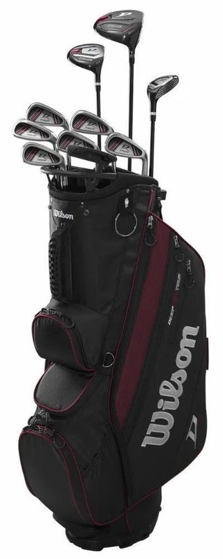 Wilson Deep Red Tour herr golf set, stål
