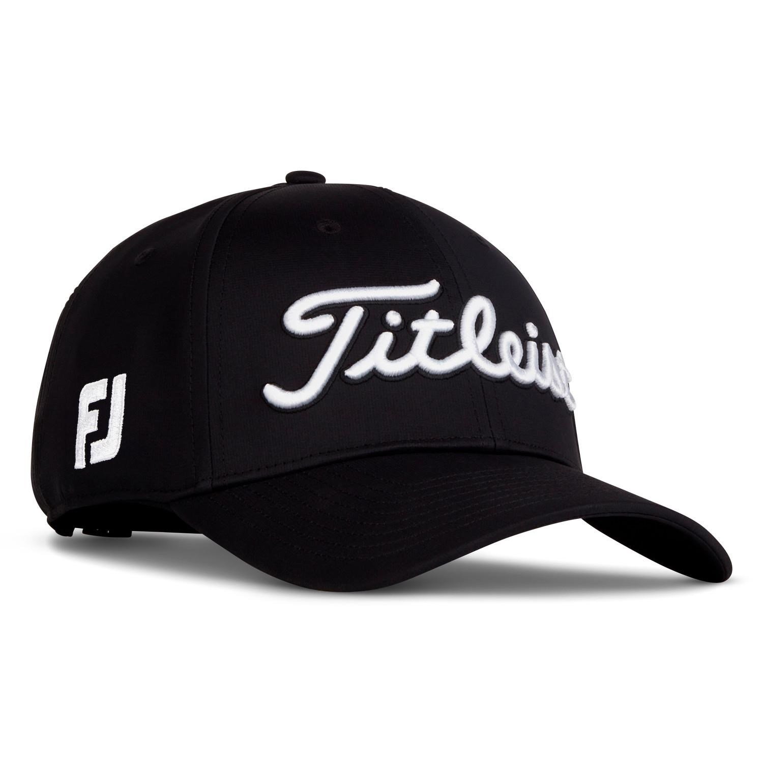 Titleist Tour Performance mens cap, black/white