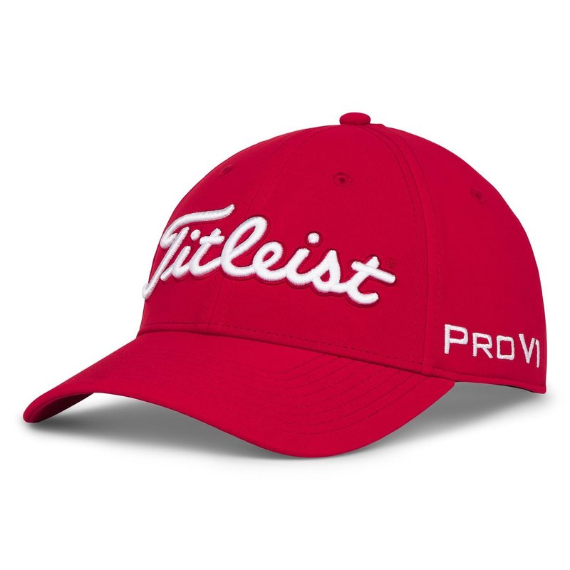 Titleist Tour Performance mens cap, red/white