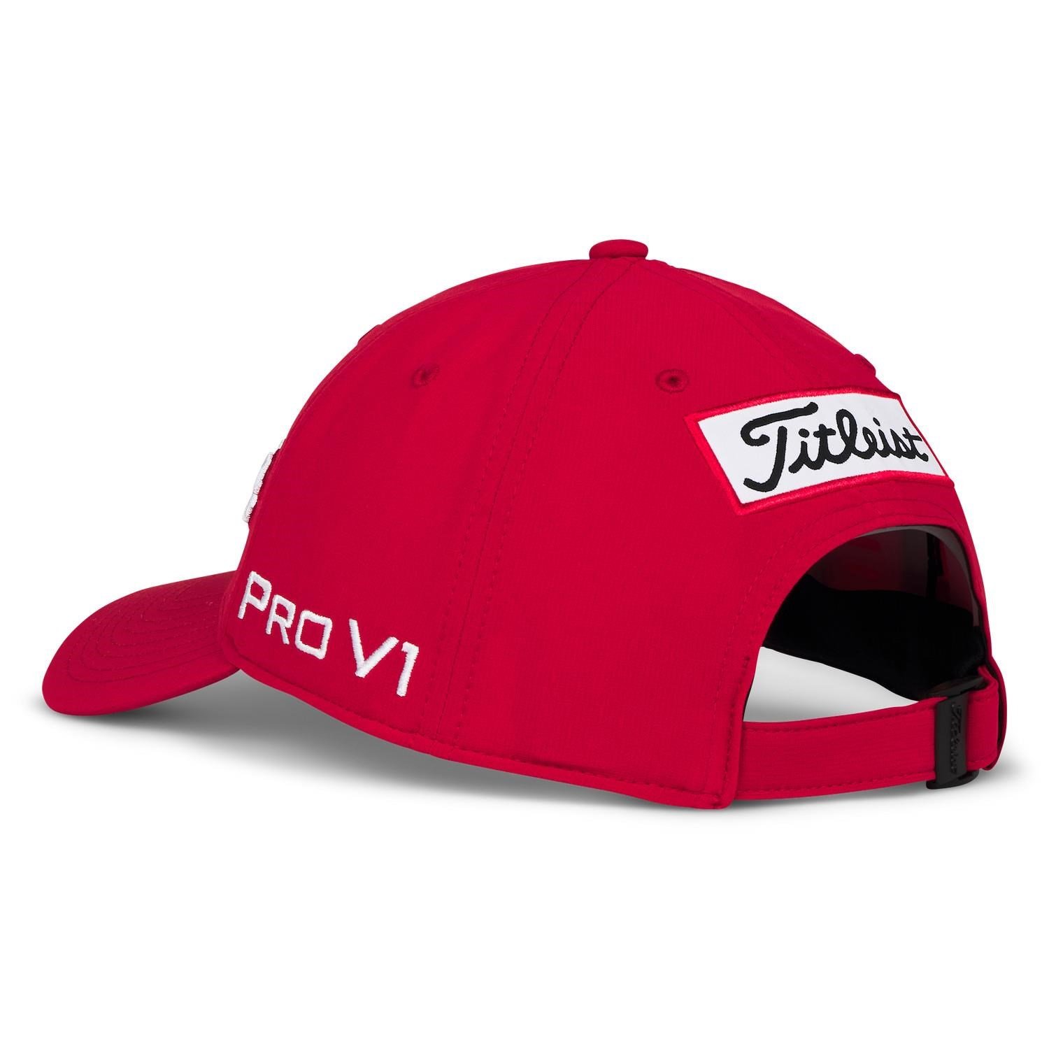 Titleist Tour Performance mens cap, red/white