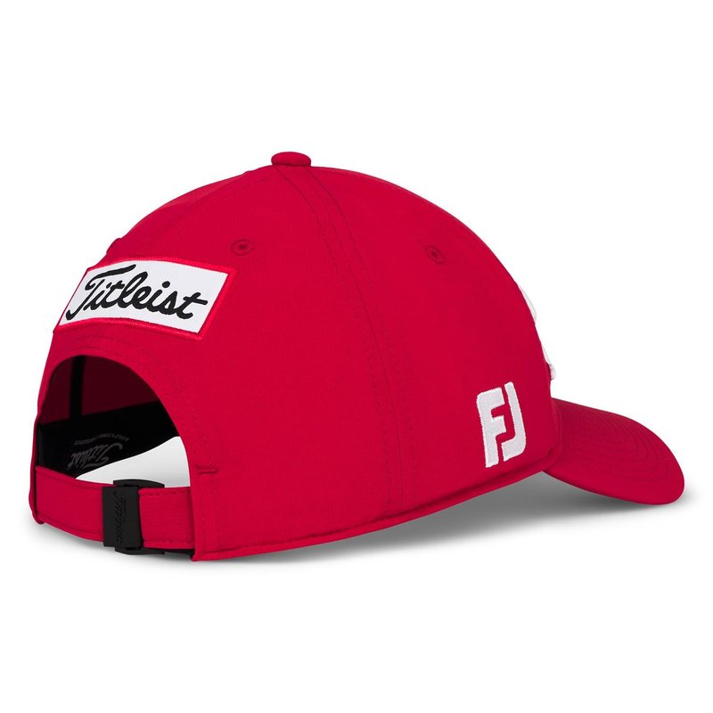 Titleist Tour Performance mens cap, red/white