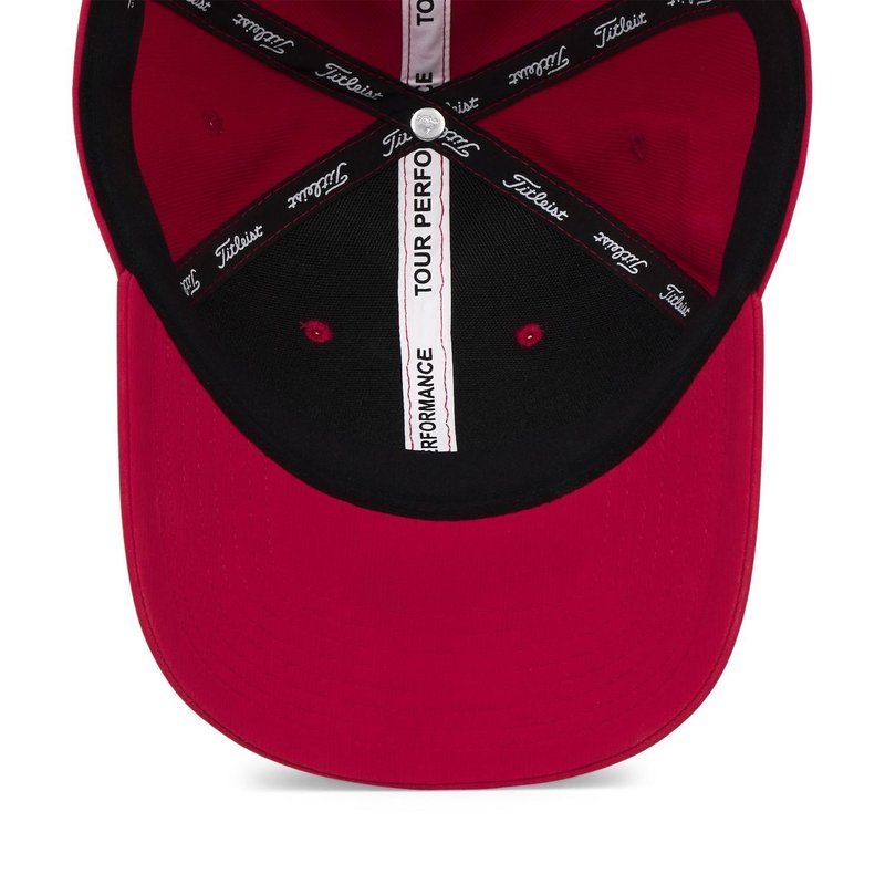 Titleist Tour Performance mens cap, red/white
