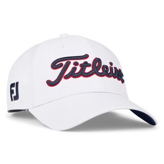 Titleist Tour Performance herr keps, vit/navy/röd