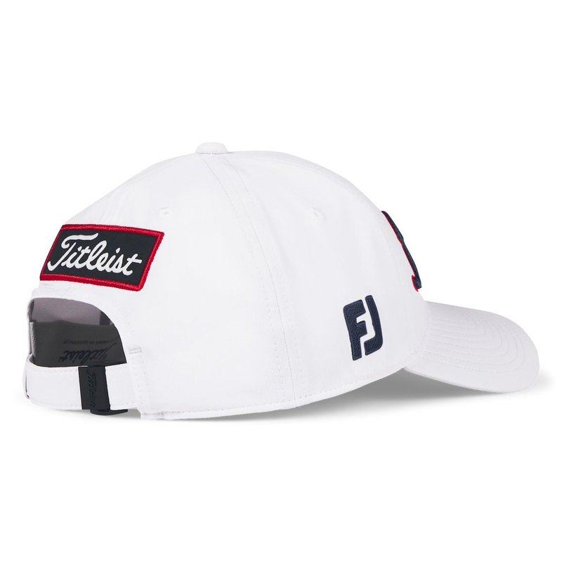 Titleist Tour Performance herr keps, vit/navy/röd