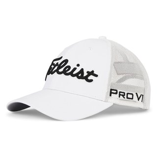 Titleist Tour Mesh herr keps, vit/svart