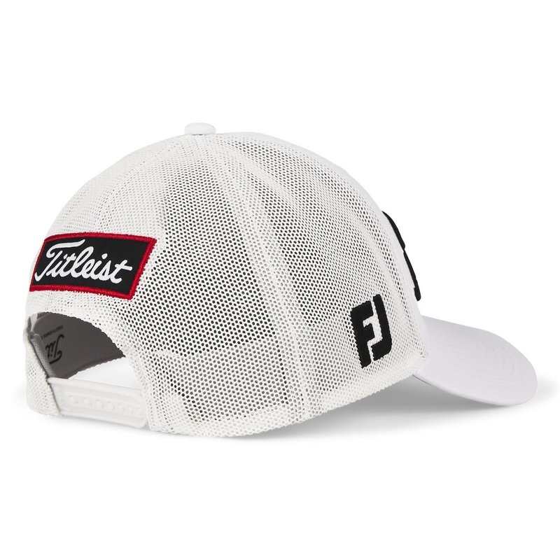Titleist Tour Mesh herr keps, vit/svart