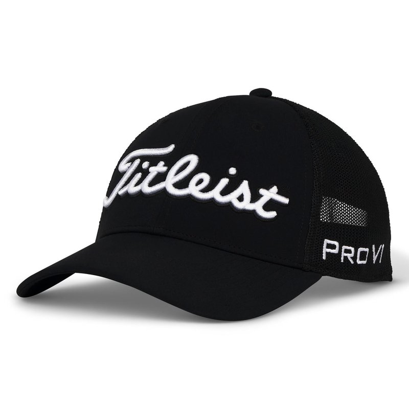 Titleist Tour Mesh herr keps, svart/vit