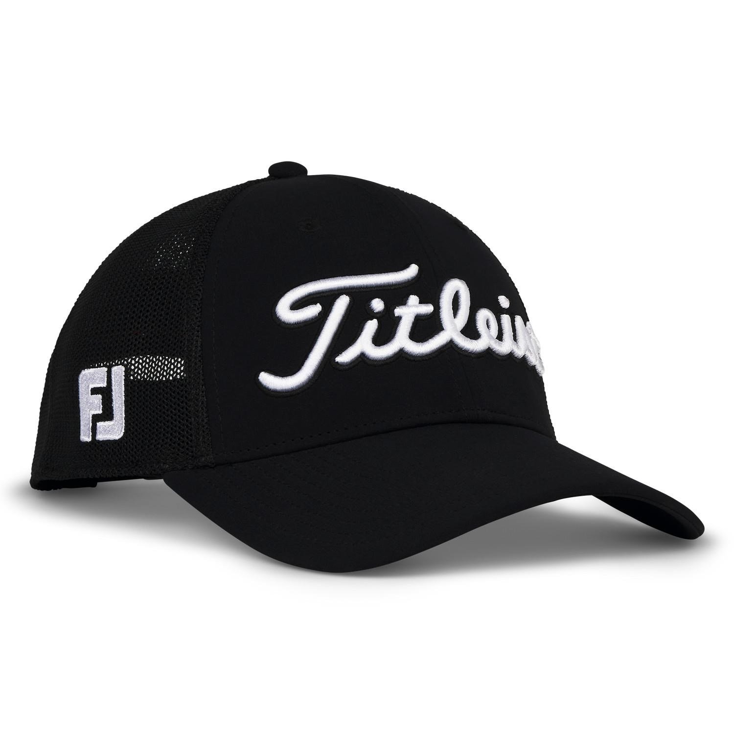 Titleist Tour Mesh herr keps, svart/vit