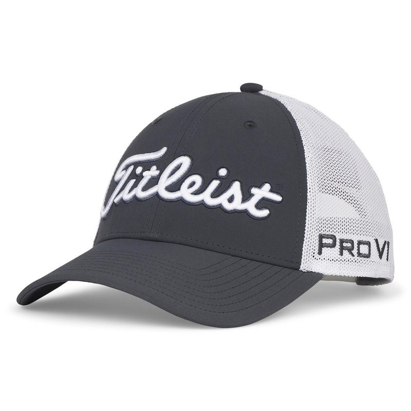 Titleist Tour Mesh herr keps, charcoal/white