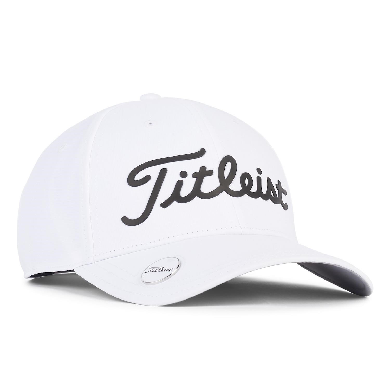Titleist Players Performance Ball Marker herr keps, vit/svart
