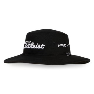 Titleist Tour Aussie herr bucket hat, svart/vit