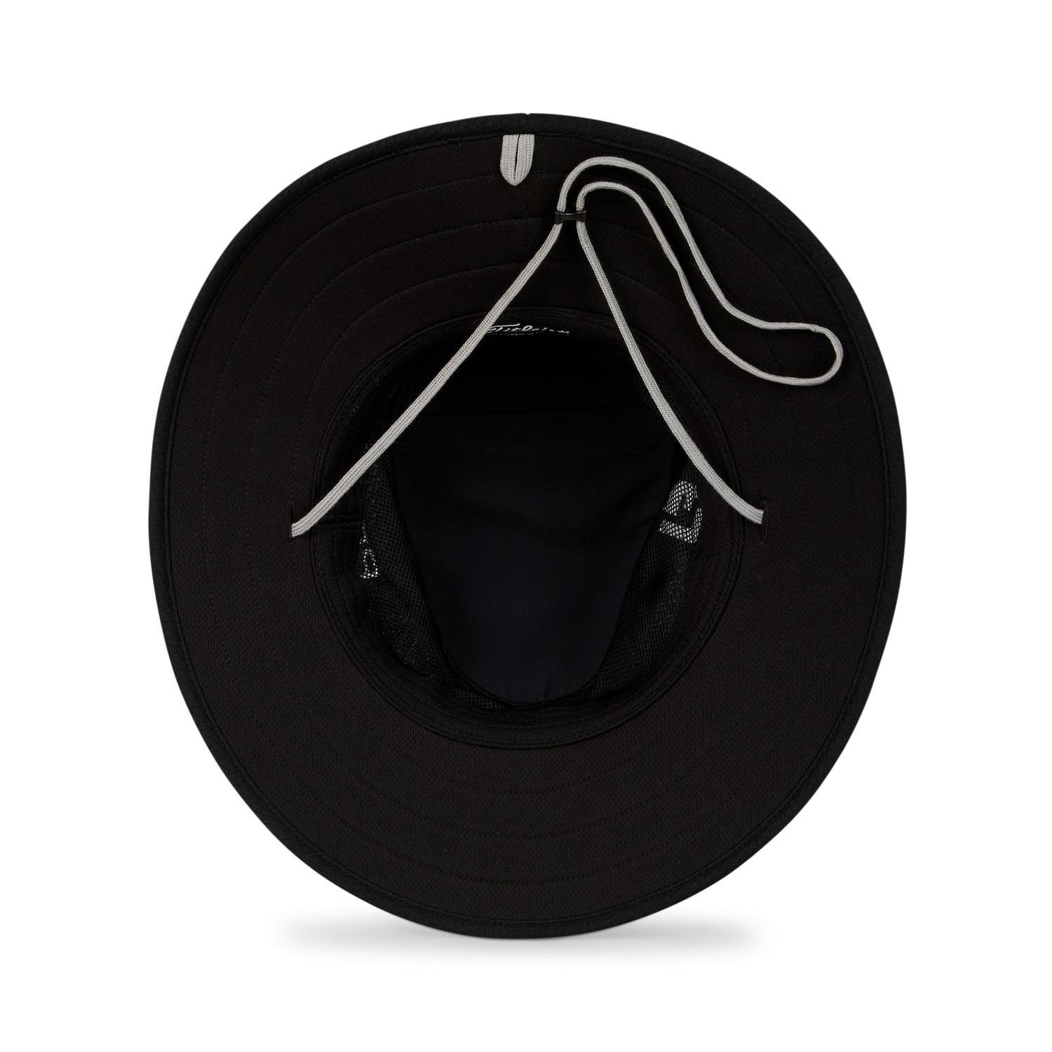 Titleist Tour Aussie herr bucket hat, svart/vit