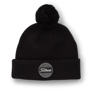 Titleist Boardwalk Pom Pom vintermössa, svart